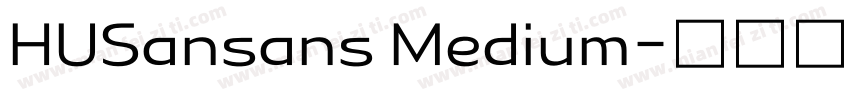 HUSansans Medium字体转换